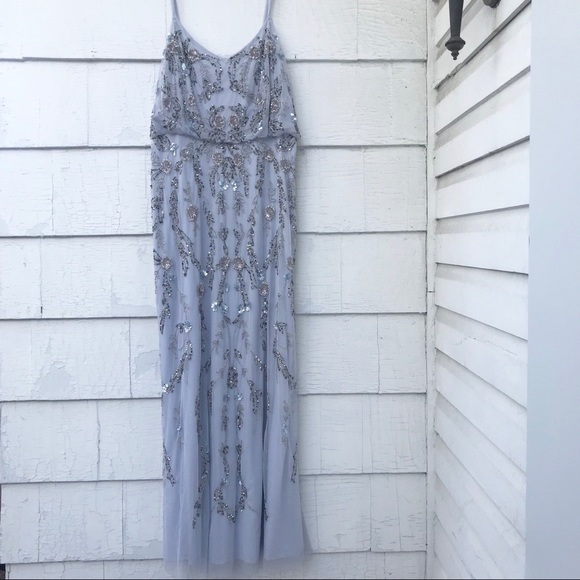 Adrianna Papell Dresses & Skirts - SEQUIN LONG ADRIANNA PAPELL DRESS